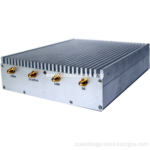 6w Cell Phone Signal Jammer / Shielder / Blocker Est-505bf With 4 Antenna
